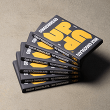 Load image into Gallery viewer, UP-UP Chocolate - Gingerbread Milk Chocolate Bar