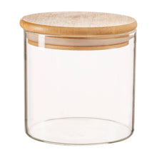 Load image into Gallery viewer, 550ml - Glass Storage Jar with Wooden Lid