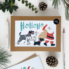 Load image into Gallery viewer, Ho Ho Ho Christmas Card Set of 8 Cards Boxed by Lomond Paper Co.