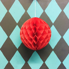 Load image into Gallery viewer, Paper Ball Decoration - Red