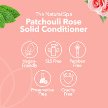 Load image into Gallery viewer, Patchouli Rose Conditioner bar by The Natural Spa Cosmetics