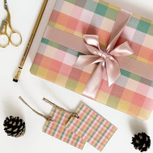 Load image into Gallery viewer, Olde Christmas Shoppe - Chequered Gift Wrap by Lomond Paper Co.