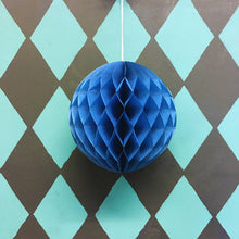Load image into Gallery viewer, Paper Ball Decoration - Deep Sea Blue