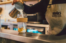 Load image into Gallery viewer, 18oz Cork Glass Travel Mug by SoleCup