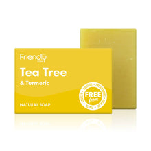 Load image into Gallery viewer, Tea Tree & Turmeric Soap Bar by Friendly Soap