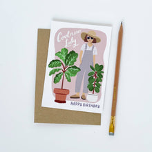 Load image into Gallery viewer, Cool Plant Lady - Happy Birthday by Lomond Paper Co.