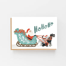Load image into Gallery viewer, Ho Ho Ho Christmas Card Set of 8 Cards Boxed by Lomond Paper Co.
