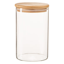 Load image into Gallery viewer, 1 L - Glass Storage Jar with Wooden Lid