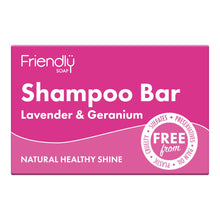 Load image into Gallery viewer, Lavender & Geranium Shampoo Bar by Friendly Soap