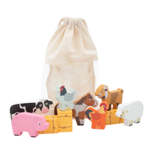 Load image into Gallery viewer, Bag of Farm Animals by Jumini Play - Inside Out Toys
