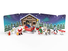 Load image into Gallery viewer, Santa's Midnight Sleigh Ride Playset by PlayPress
