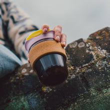 Load image into Gallery viewer, 12oz Cork Glass Travel Mug by SoleCup