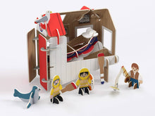 Load image into Gallery viewer, RNLI Lifeboat House Playset by PlayPress