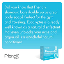 Load image into Gallery viewer, Peppermint & Eucalyptus Shampoo Bar by Friendly Soap