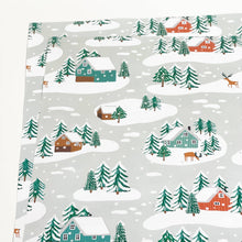 Load image into Gallery viewer, Little Log Cabins in the Snow Gift Wrap by Lomond Paper Co.