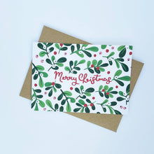 Load image into Gallery viewer, Mistletoe - Merry Christmas Card by Lomond Paper Co.