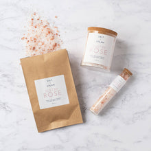 Load image into Gallery viewer, Sultry Rose - Rose & Black Pepper Bath Salts by Salt & Steam