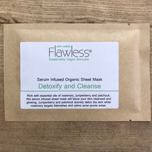 Load image into Gallery viewer, Flawless Detoxify & Cleanse Facial Sheet Mask