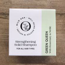 Load image into Gallery viewer, Wild Ona Green Queen Strengthening Solid Shampoo Bar