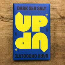 Load image into Gallery viewer, UP-UP Chocolate - Sea Salt Dark Chocolate Bar