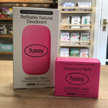 Load image into Gallery viewer, Coconut Milk Refillable Natural Deodorant by Fussy