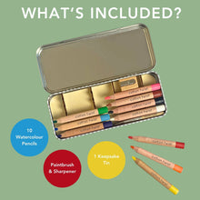 Load image into Gallery viewer, Bright Mix Watercolour Pencils Set by Cotton Twist