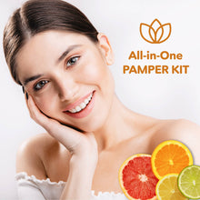 Load image into Gallery viewer, Citrus Mini "On The Go" Travel Wash Gift Set by The Natural Spa Cosmetics