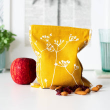 Load image into Gallery viewer, Hedgerow Reusable Snack Bag by Helen Round