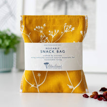 Load image into Gallery viewer, Hedgerow Reusable Snack Bag by Helen Round