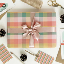 Load image into Gallery viewer, Olde Christmas Shoppe - Chequered Gift Wrap by Lomond Paper Co.