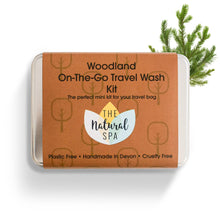 Load image into Gallery viewer, Woodland Mini "On-The-Go" Travel Wash kit Gift Set