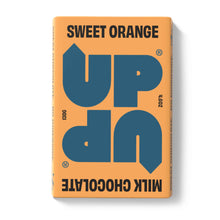 Load image into Gallery viewer, UP-UP Chocolate - Sweet Orange Milk Chocolate Bar