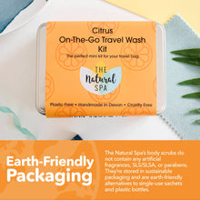 Load image into Gallery viewer, Citrus Mini "On The Go" Travel Wash Gift Set by The Natural Spa Cosmetics