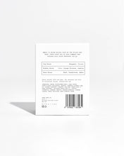Load image into Gallery viewer, Product label with text and a barcode on a white background
