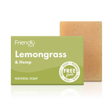 Load image into Gallery viewer, Lemongrass Soap Bar by Friendly Soap