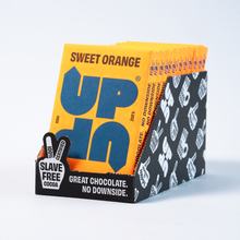 Load image into Gallery viewer, UP-UP Chocolate - Sweet Orange Milk Chocolate Bar