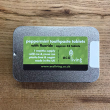 Load image into Gallery viewer, Ecoliving Toothpaste Tablets