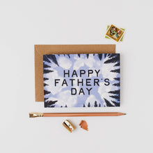 Load image into Gallery viewer, Father's Day card with trees and 'Happy Father's Day' text, accompanied by a pencil and envelope on a white background.
