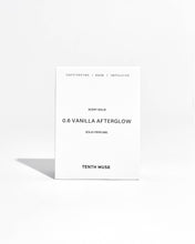 Load image into Gallery viewer, Tenth Muse 0.6 Vanilla Afterglow solid perfume packaging on a white background
