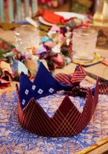 Load image into Gallery viewer, Recycled Sari Party Hat / Crown by Namaste
