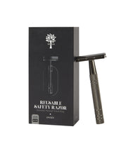 Load image into Gallery viewer, Black Reusable Safety Razor

