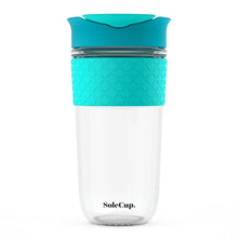 Load image into Gallery viewer, 18oz Silicone Glass Travel Mug by SoleCup
