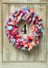 Load image into Gallery viewer, Recycled Sari Wreath by Namaste
