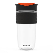 Load image into Gallery viewer, 18oz Silicone Glass Travel Mug by SoleCup
