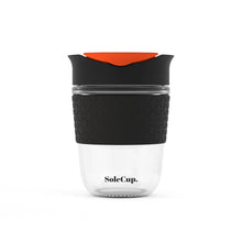 Load image into Gallery viewer, 12oz Silicone Glass Travel Mug by SoleCup
