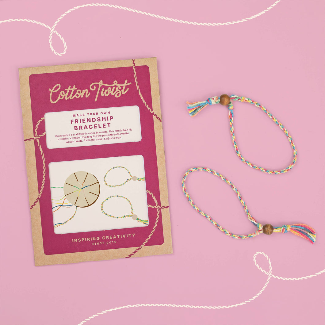 Make Your Own Friendship Bracelet Kit by Cotton Twist