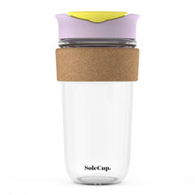Load image into Gallery viewer, 18oz Cork Glass Travel Mug by SoleCup
