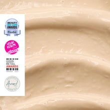 Load image into Gallery viewer, Beige cream with awards on the left side

