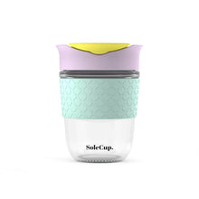 Load image into Gallery viewer, 12oz Silicone Glass Travel Mug by SoleCup
