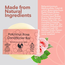 Load image into Gallery viewer, Patchouli Rose Conditioner bar by The Natural Spa Cosmetics
